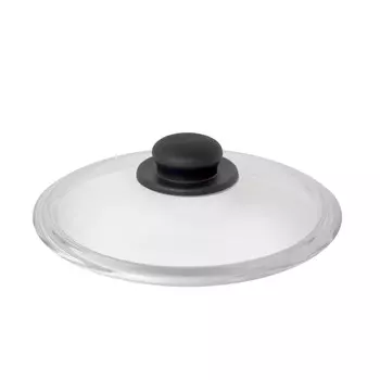 Крышка стеклянная безободковая Hitt Basic, 28 см