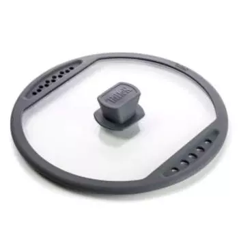 Крышка TalleR, 24 см, стекло/ силикон