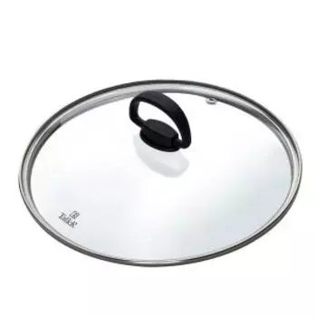 крышка TALLER TR-38016 со складной ручкой 28 см, стекло/нейлон/сталь