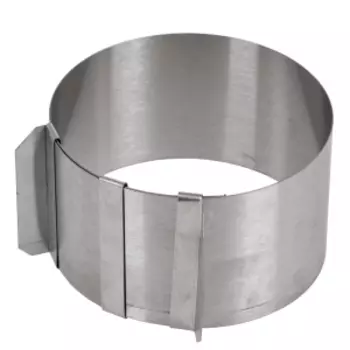 Кулинарная форма регулируемая Мультидом Круг, 6-10 см, нерж. сталь