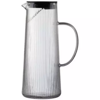 Кувшин Aroma с крышкой-фильтром, 1.2 л, стекло, серый