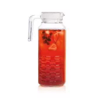 Кувшин для холодильника Luminarc Cheqs/Gridz с крышкой, 1.3 л, стекло