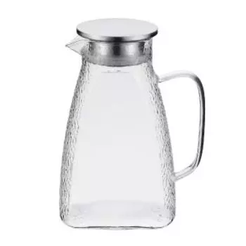 Кувшин для холодильника Regent Inox Franco, 1.5 л, стекло/нерж. сталь