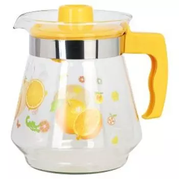 Кувшин Домовой с рисунком, 1.5 л, стекло/пластик