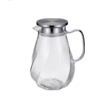 Кувшин Regent Inox Franco, 1.5 л, боросиликатное стекло/нерж. сталь