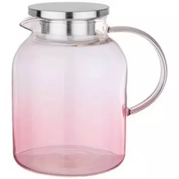 Кувшин Розовый, 1.2 л, стекло