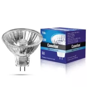 Лампа галогенная CAMELION JCDR, GU5.3, с отражателем, 75Вт, 220В