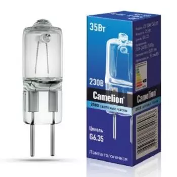 Лампа галогенная CAMELION JD, G6.35, капсульная, 35Вт, 220В