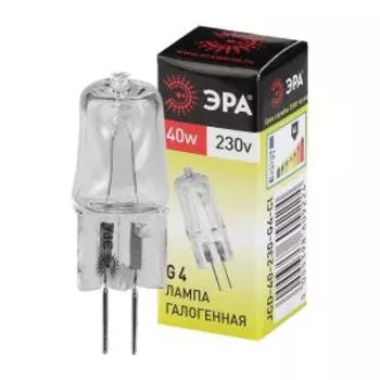 Лампа галогенная ЭРА, G4, 40 Вт, 230 В