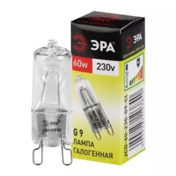Лампа галогенная ЭРА, G9, 60 Вт, 230 В