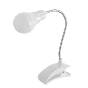 Лампа на прищепке Свет белый, 13 LED, 1.5 Вт, провод USB, 4x9x31.5 см