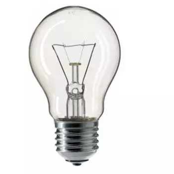 Лампа накаливания PHILIPS, 60Вт, E27, 230В, груша, прозрачный