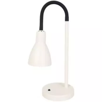 Лампа настольная Camelion KD-437 C01, Е27, 40 Вт, металл, молочный