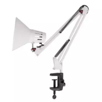 Лампа настольная, E27, 40 Вт, белая