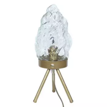 Лампа настольная Фламенко, E27, 60 Вт, IP20, золото