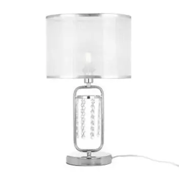 Лампа настольная Freya Elin, E14, 40 Вт, хром