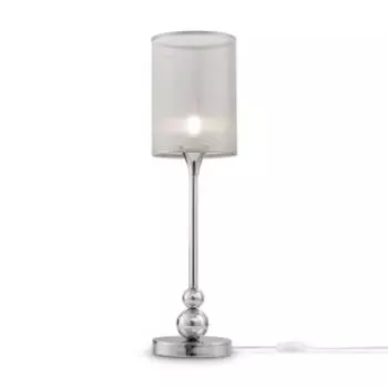 Лампа настольная Freya Lauren, E14, 40 Вт, хром