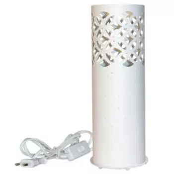 Лампа настольная ЭЛЕТЕХ Касабланка, металл, белый