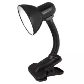 Лампа настольная на прищепке Ultraflash UF-320P C02, Е27, 60 Вт, 230 В, черная