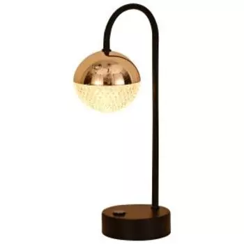 Лампа настольная СИМВОЛ СВЕТА, LED, 5Вт, черный, золото