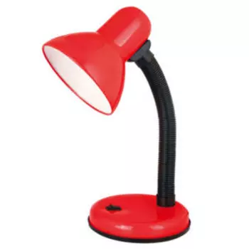 лампа настольная Ultraflash UF-301P С04, 1хЕ27х60Вт, 230В, красная, в пакете