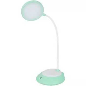 Лампа настольная Ultraflash UF-744, LED, 6 Вт, аккумулятор, диммируемый, зеленый