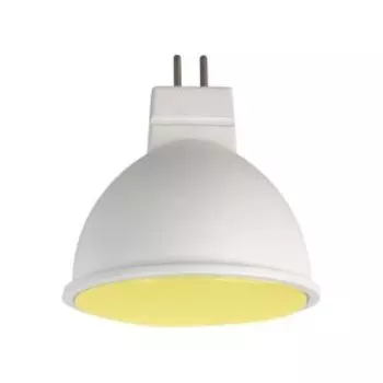 Лампа светодиодная Ecola LED color, 7 Вт, GU5.3, 220 В, MR16, желтая, шар