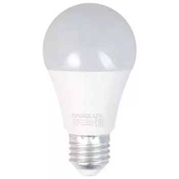 Лампа светодиодная Ergolux, 18 Вт, Е27, 4500К, груша