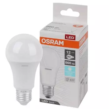 Лампа светодиодная OSRAM Base, 12Вт, E27, 4000К