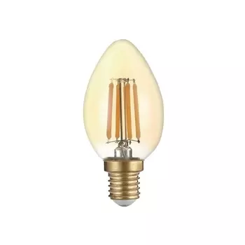 Лампа светодиодная THOMSON LED FILAMENT CANDLE GOLD, Е14, 7Вт, 695Lm, 2400K
