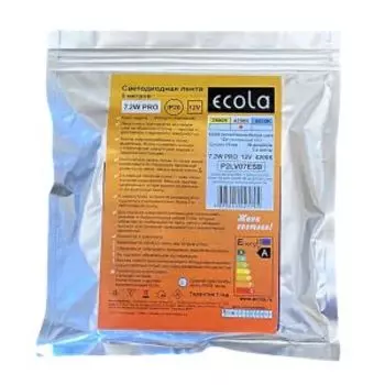 Лента cветодиодная Ecola LED strip PRO, 7.2 Вт/м, 12 В, 4200К, 30 Led/м, IP20, 5 м