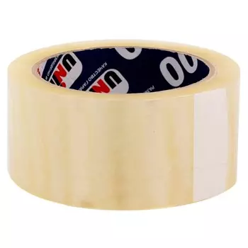 Лента клейкая прозрачная UNIBOB, 48ммх66м, 45мкм