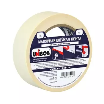 лента малярная клейкая UNIBOB
