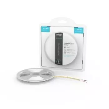 Лента светодиодная Gauss Basic, 5 м, LED 2835/240, 14.4 Вт/м, 1600 Лм/м, 4000K, IP20, 12 В