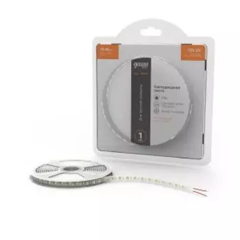 Лента светодиодная Gauss Basic, 5 м, LED 5050/60, 10 Вт/м, 700 Лм/м, 3000K, IP65, 12 В