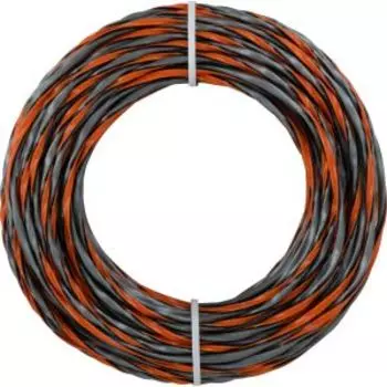 Леска для триммера Leonord Ураган, трехкомпонентная, перекрученная, 2.4 мм, 15 м, квадрат