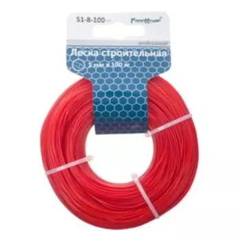 леска строительная, D 1мм, 100 м 51-8-100