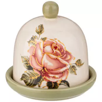 Лимонница Agness Корейская роза, 9х9 см, керамика