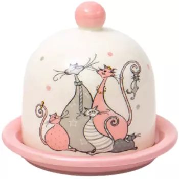 Лимонница Кошки, 9.7 см, керамика