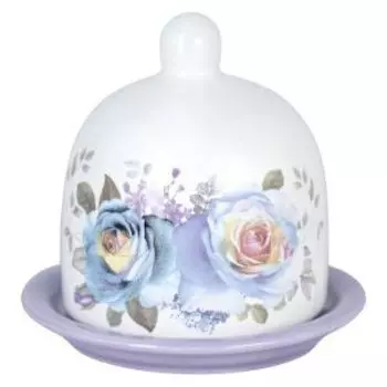 Лимонница Lavenir Сиреневый букет, 9 см, керамика