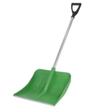 Лопата для уборки снега с алюминиевым черенком и V-образной ручкой, 43x49 см