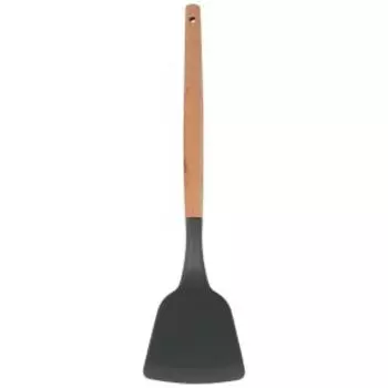 Лопатка кухонная Д Black, 28 см, силикон/дерево