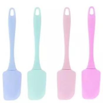 Лопатка кулинарная, 24 см, силикон, в ассортименте