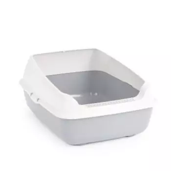 Лоток для животных с высоким бортом Альтернатива, серый