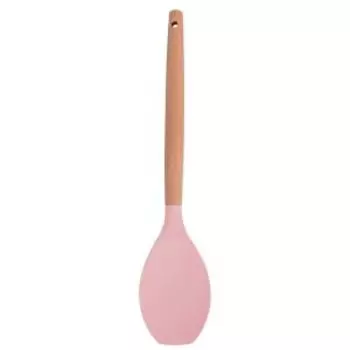 Ложка Бон-роз, 31 см, силикон/дерево