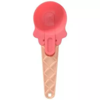 Ложка для мороженого Multidom Рожок, 19 см, полистирол