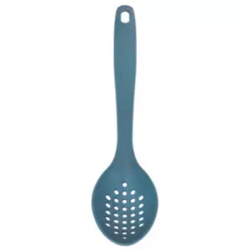 Ложка поварская с отверстиями Basic, 28 см, серый