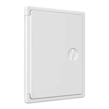 Люк-дверца ревизионная накладная с ручкой-задвижкой, 150х200 мм, АБС-пластик