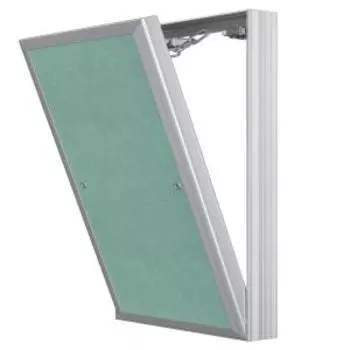 Люк ревизионный Evecs D Ceramo Base, 200х400 мм, скрытый монтаж, съемный, алюминий