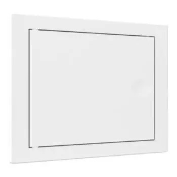 Люк ревизионный Evecs LN, 120х120 мм, нажимной фланец 100х100 мм, пластик